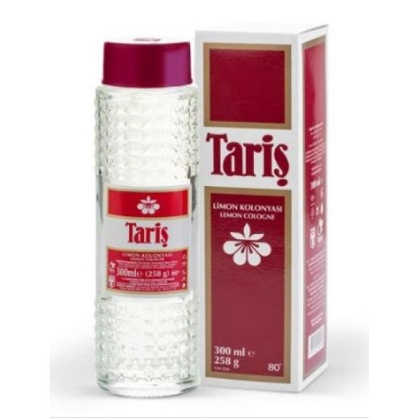 TARİŞ Limon Kolonyası (bordo) Cam 300 ml ürün görseli 1