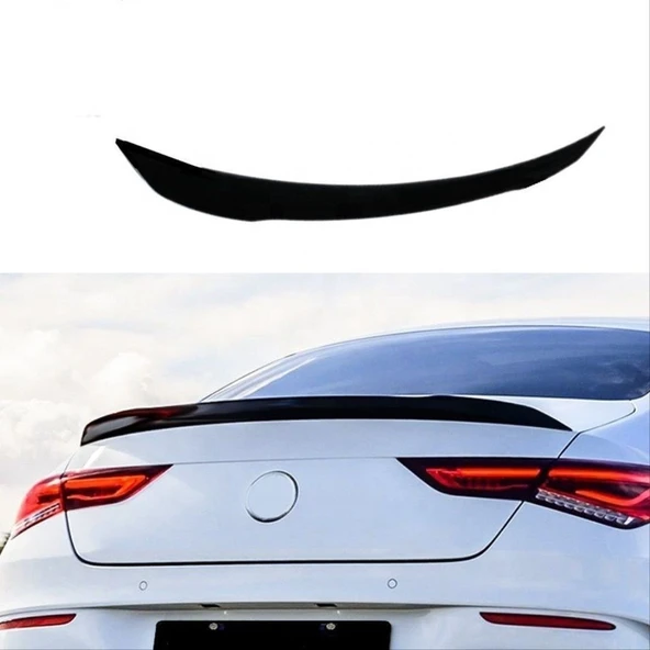 AUTOGP Mercedes w118 cla  bagaj üstü spoiler siyah boyalı 2018+ ürün görseli 1