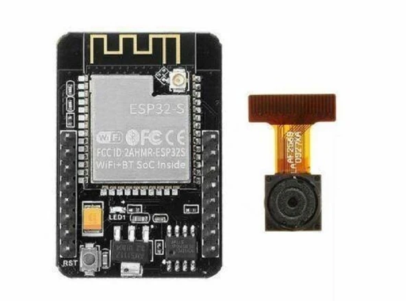 ESP32-CAM WiFi Bluetooth Geliştirme Kartı + OV2640 Kamera ürün görseli 1