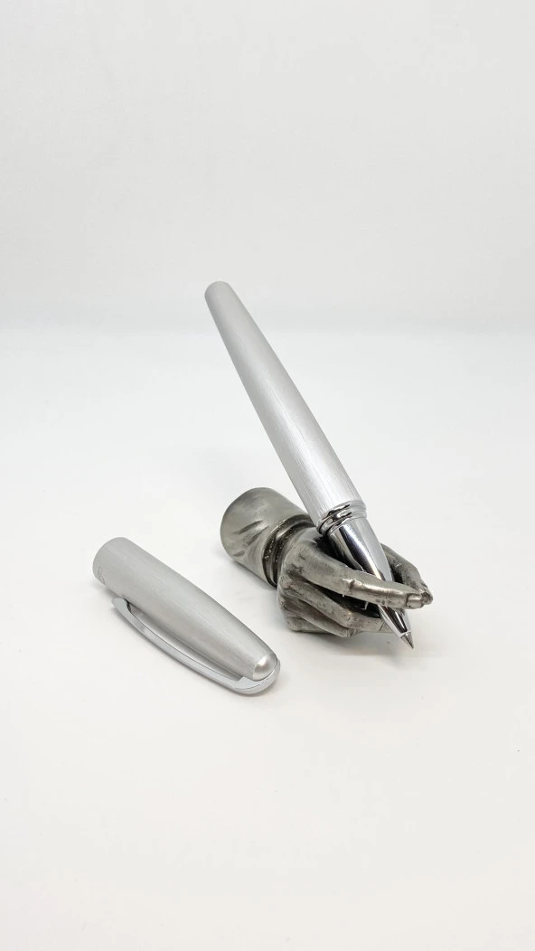 DivitPen Fiesta Gri Roller Kalem ürün görseli 1