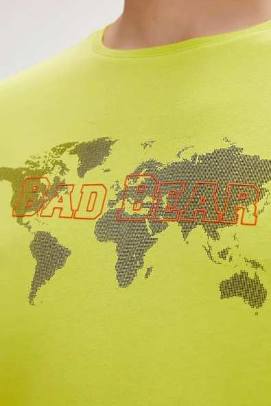 Bad Bear 24.01.07.030 Globe Erkek Tişört - Resim 3