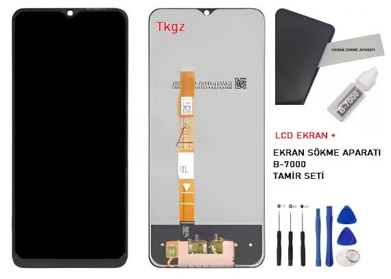 VİVO Y35 Lcd Ekran Dokunmatik Orijinal Kalite + B-7000 + TAMİR SETİ ürün görseli 1