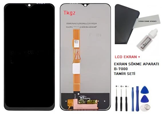VİVO Y33S Lcd Ekran Dokunmatik Orijinal Kalite + B-7000 + TAMİR SETİ ürün görseli 1