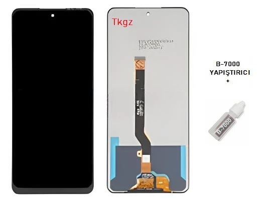 Tecno Camon 18P Lcd Ekran Dokunmatik Orijinal Kalite + B-7000 ürün görseli 1