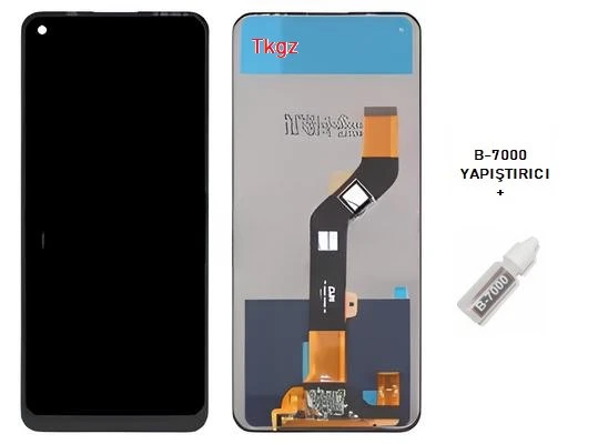 Tecno Camon 17 Lcd Ekran Dokunmatik Orijinal Kalite + B-7000 ürün görseli 1