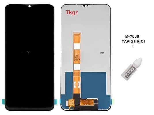 Oppo Realme C15 Lcd Ekran Dokunmatik Orijinal Kalite + B-7000 ürün görseli 1