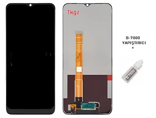 Oppo Realme C21Y Lcd Ekran Dokunmatik Orijinal Kalite + B-7000 ürün görseli 1