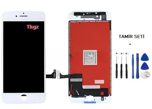 iPhone 8 Lcd Ekran Dokunmatik Orijinal Kalite (LW MARKA) BEYAZ + TAMİR SETİ ürün görseli 1