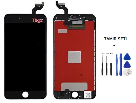 iPhone 6S PLUS Lcd Ekran Dokunmatik Orijinal Kalite (LW MARKA) SİYAH + TAMİR SETİ ürün görseli 1
