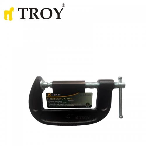 TROY 25064 C-Tipi Mengene, 101mm Dövme Çelik İşkence - Resim 2