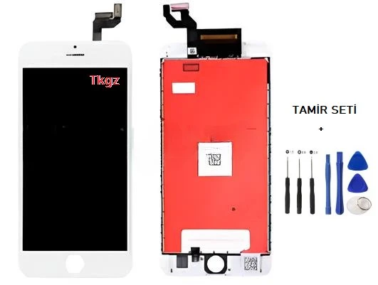 iPhone 6S Lcd Ekran Dokunmatik Orijinal Kalite (LW MARKA) BEYAZ + TAMİR SETİ ürün görseli 1