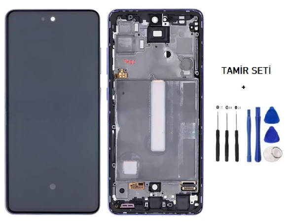 Samsung Galaxy A52 - SM-A525 Lcd Ekran Dokunmatik Orijinal Kalite ÇITALI MOR + TAMİR SETİ ürün görseli 1