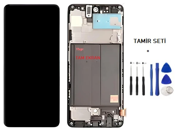 Samsung Galaxy A51 - SM-A515 Lcd Ekran Dokunmatik Orijinal Kalite ÇITALI + TAMİR SETİ ürün görseli 1