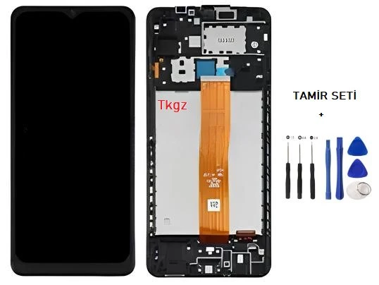 Samsung Galaxy A12 - SM-A125 Lcd Ekran Dokunmatik Orijinal Kalite ÇITALI + TAMİR SETİ ürün görseli 1