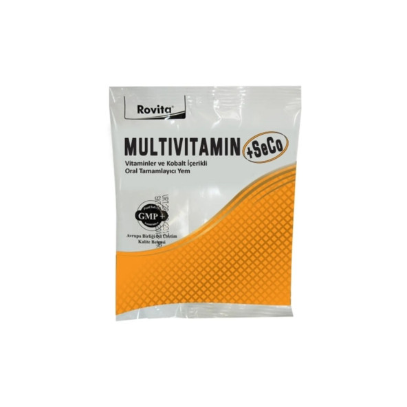 Royal Rovita Multivitamin + Seco 100gr Tedavide yardımcı, iştah açıcı Vitaminler ve Selenyum, Kobalt kombinasyonu ürün görseli 1