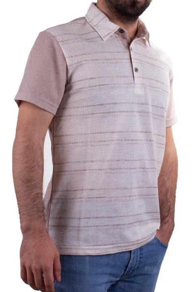 Twister Jeans 2281CC Bej Polo Yaka Erkek T-Shirt ürün görseli 1