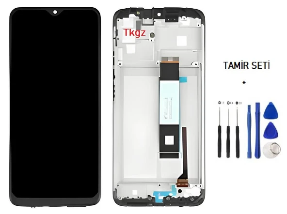 Xiaomi POCO M3 Lcd Ekran Dokunmatik ÇITALI Orijinal Kalite + TAMİR SETİ ürün görseli 1