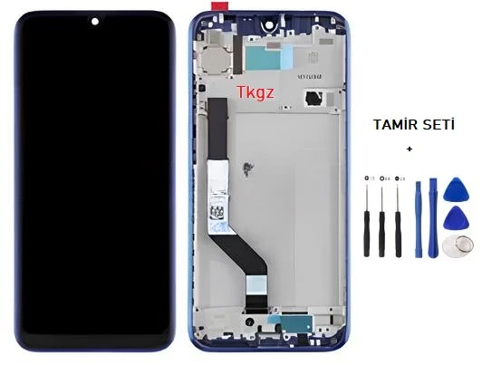 Xiaomi Redmi NOTE 7 Lcd Ekran Dokunmatik Orijinal Kalite ÇITALI MAVİ + TAMİR SETİ ürün görseli 1