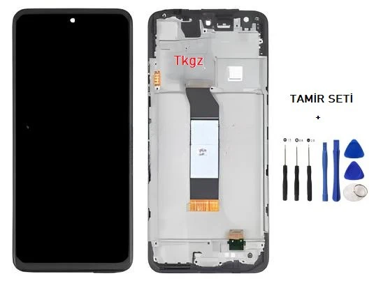 Xiaomi POCO M3 PRO Lcd Ekran Dokunmatik Orijinal Kalite ÇITALI + TAMİR SETİ ürün görseli 1
