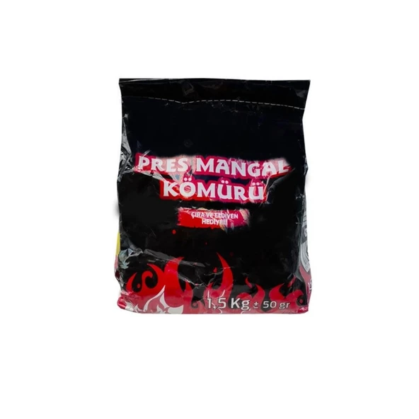 Mangal Kömürü 1.5 Kg Çıra ve Eldiven Hediyeli ürün görseli 1