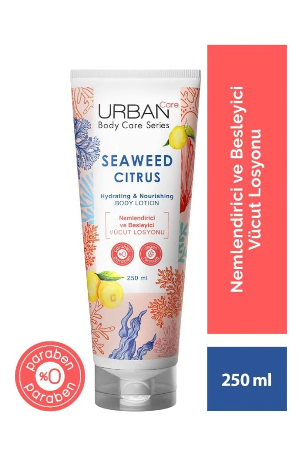Urban Care Seaweed Citrus Nemlendirici Ve Besleyici Vücut Losyonu 250 ml - Vegan ürün görseli 1