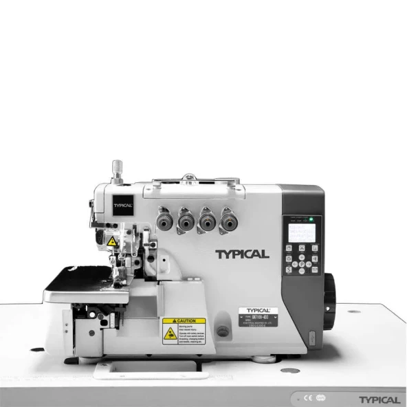 Typical GN-7100-5H/Q3 Elektronik Direct Drive Full Otomatik 5 İplik Hava Sistemli Overlok Dikiş Makinası ürün görseli 1