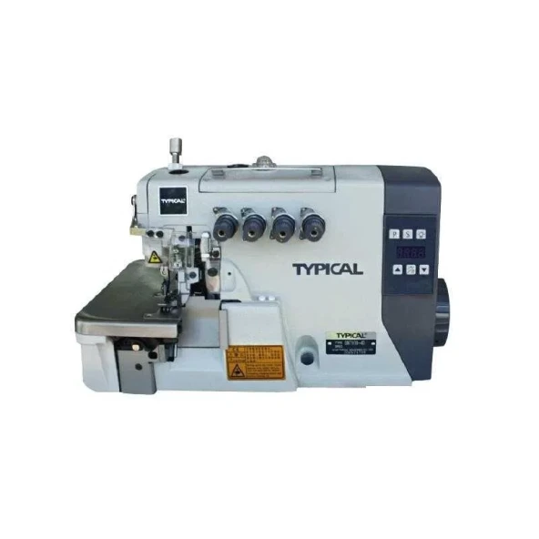 Typical GN-7100-4D Mekanik Direct Drive 4 İplik İğne Pozisyonlu Overlok Dikiş Makinası ürün görseli 1