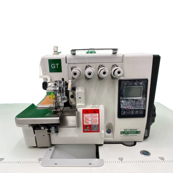 Sevmak SK-04GT-UBT 4 İplik Tam Otomatik Akıllı Elektrikli İplik Kesicili Overlok Makinası ürün görseli 1