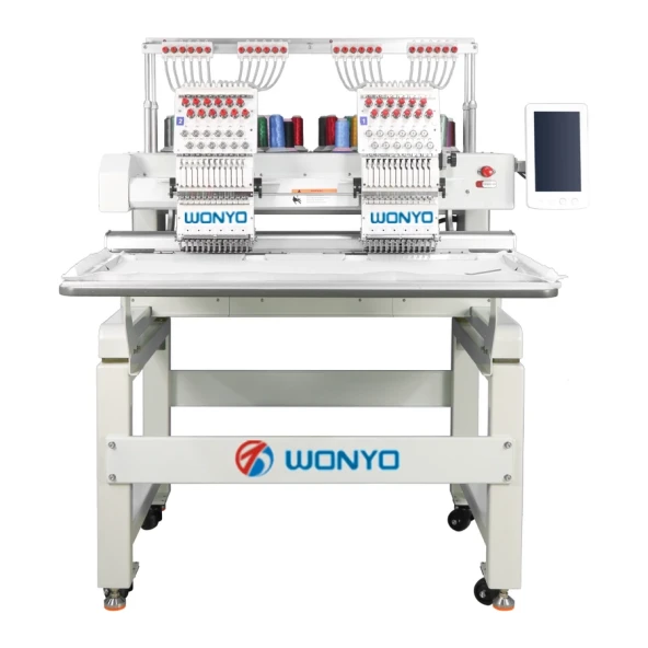 Wonyo WYQ1202 2 Kafa 12 İğne Nakış Makinesi (40Cm X 50Cm İşleme Alanı) ürün görseli 1