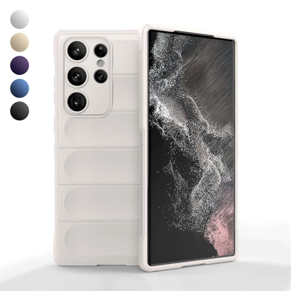 Samsung Galaxy S24 Ultra Kılıf Optimum Lens Çerçeveli Silikon Kapak ürün görseli 1
