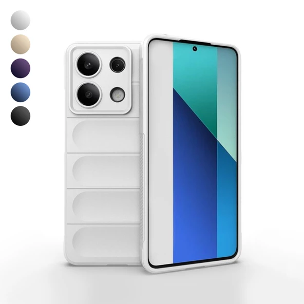 Xiaomi Redmi Note 13 4G Kılıf Optimum Lens Çerçeveli Silikon Kapak ürün görseli 1