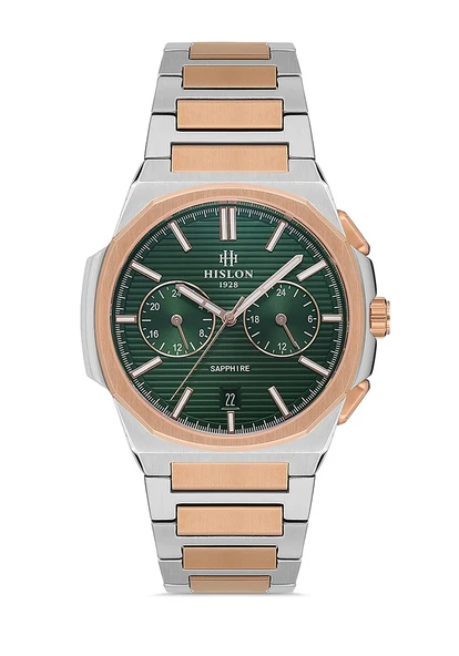Hislon Men's Date DT127T-15SR - Resim 4