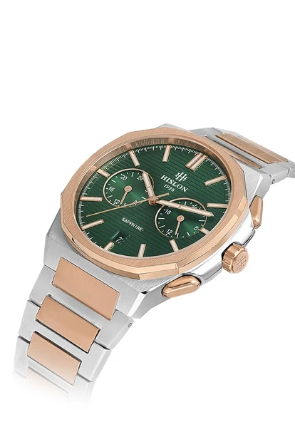 Hislon Men's Date DT127T-15SR - Resim 6