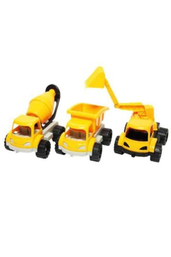 Best Toys Üçlü Yol İş Kamyon Seti ürün görseli 1