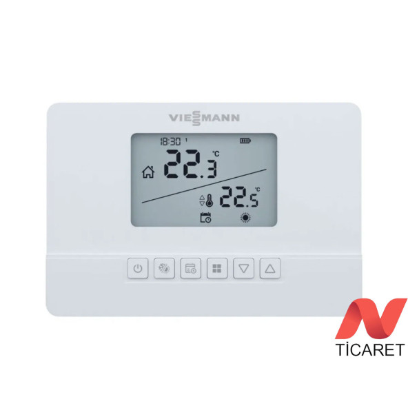 Viessmann 300s Rf Kablosuz Programlı Tpı Oda Termostatı ürün görseli 1