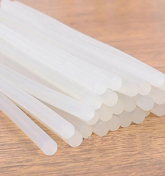 20 Adet - İNCE Mum Silikon Çubuk Sıcak Silikon 7mm X 30cm ürün görseli 1
