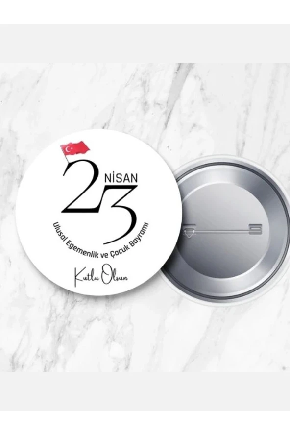 Özcan Tasarım 23 Nisan Rozeti - 23 Nisan Öğrenci Rozeti ( 20 Adet ) ürün görseli 1
