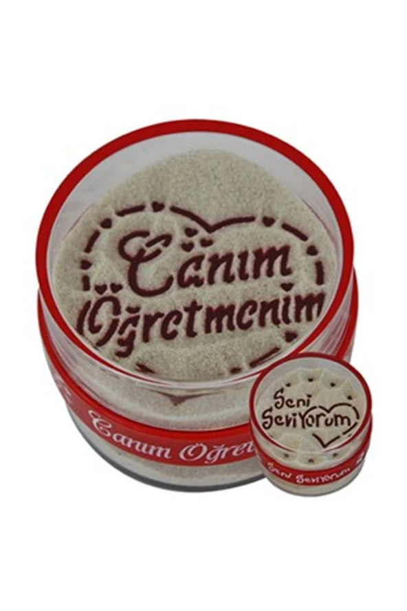 Özcan Tasarım Canım Öğretmenim Yazılı Kum Saati ürün görseli 1