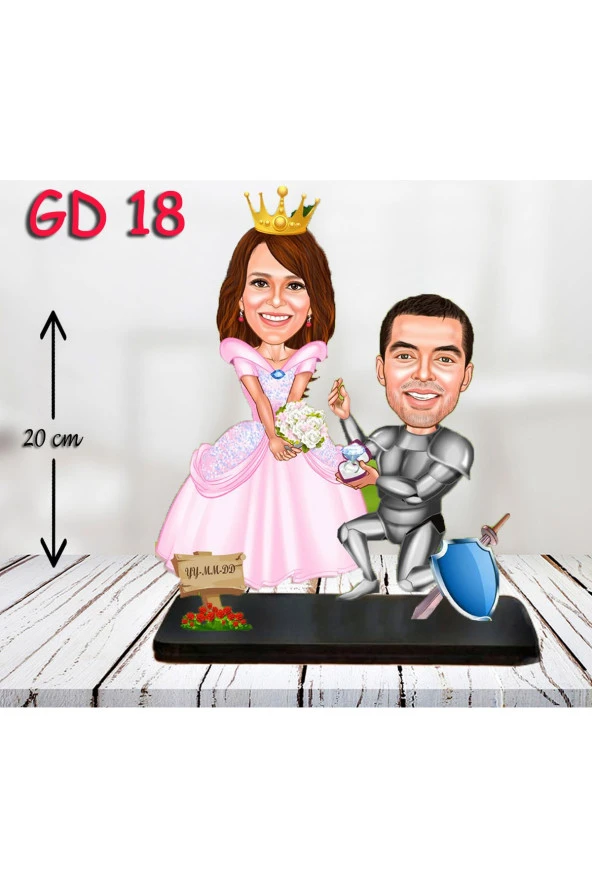 Özcan Tasarım Kişiye Özel Ahşap Biblo - Düğün Biblo 9 ( 3D Biblo ) ürün görseli 1