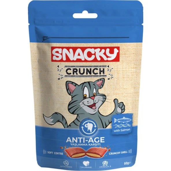 Snacky Crunch Antı-Age Somonlu 60Gr ürün görseli 1