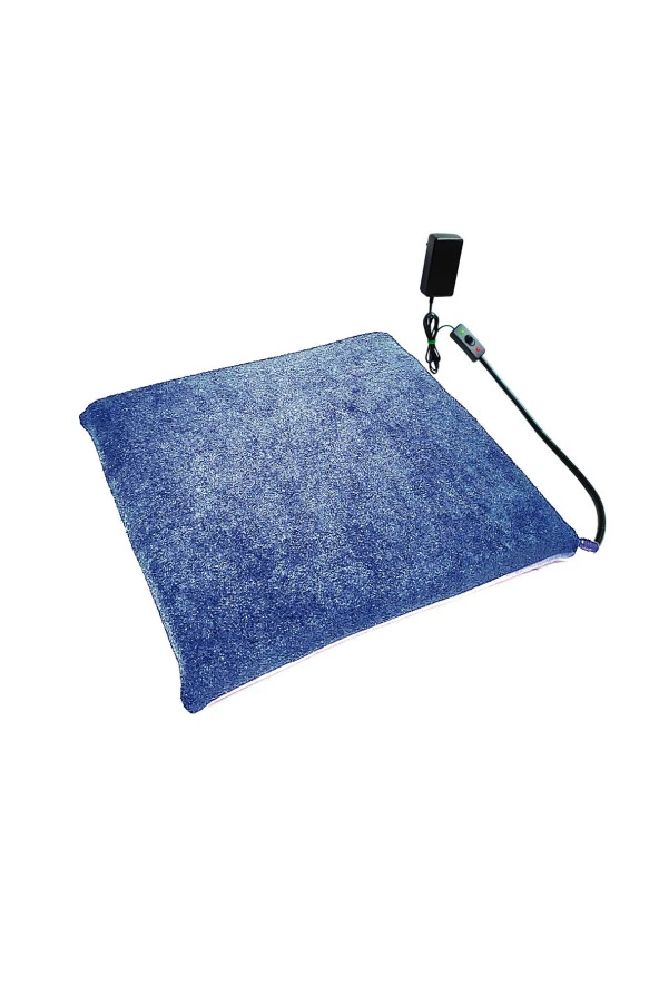 Powertec Isıtıcılı Kedi Köpek Minderi Kedi Isıtıcı Minder Isıtmalı kedi minderi 12VOLT 45X45CMX4CM ürün görseli 1