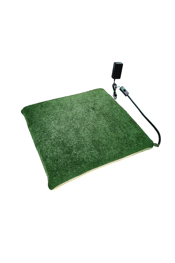 Powertec Isıtıcılı Kedi Köpek Minderi Kedi Isıtıcı Minder Isıtmalı kedi minderi 12VOLT 45X45CMX4CM ürün görseli 1