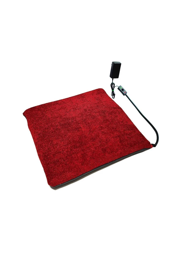 Powertec Isıtıcılı Kedi Köpek Minderi Kedi Isıtıcı Minder Isıtmalı kedi minderi 12VOLT 45X45CMX4CM ürün görseli 1