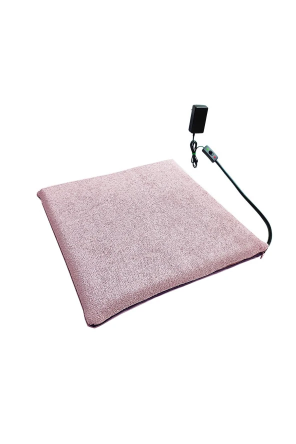 Powertec Isıtıcılı Kedi Köpek Minderi Kedi Isıtıcı Minder Isıtmalı kedi minderi 12VOLT 45X45CMX4CM ürün görseli 1