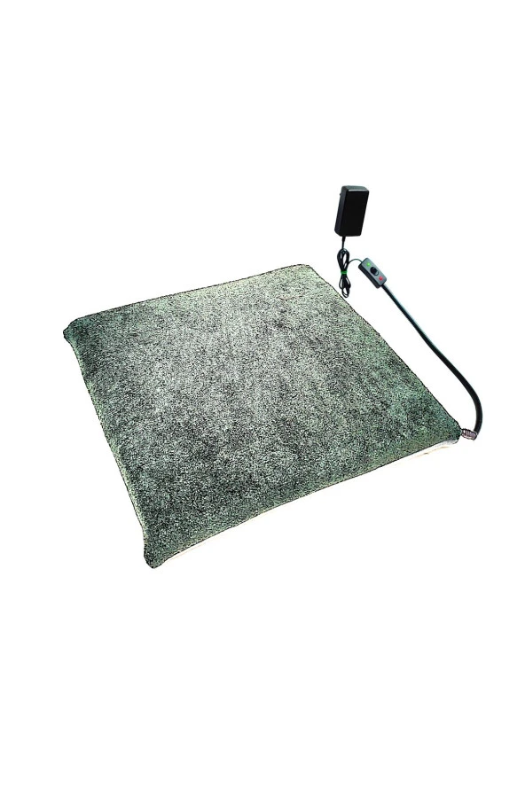 Powertec Isıtıcılı Kedi Köpek Minderi Kedi Isıtıcı Minder Isıtmalı kedi minderi 12VOLT 45X45CMX4CM ürün görseli 1