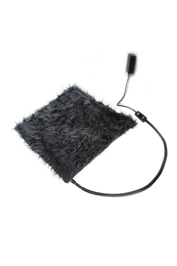 Powertec Kedi Köpek Isıtıcı Ped 48x48cm 5cm Kalınlık Peluş Yumusak Kumaş Yıkanabilir 12v Ile Çalışır ürün görseli 1