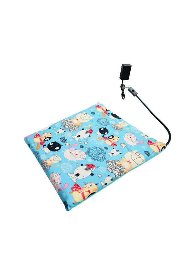 Powertec Kedi Köpek Isıtıcı Minder Isıtıcılı Kedi Minderi 12volt 45x45cmx4cm ürün görseli 1