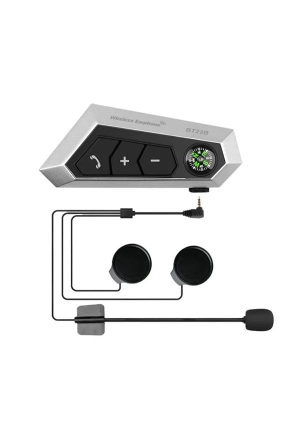 resolut BT22B Motosiklet Bluetooth Kulaklık Kask Intercom Iki Sürücü Için Bağlantı Interkom Eşleştirme ürün görseli 1