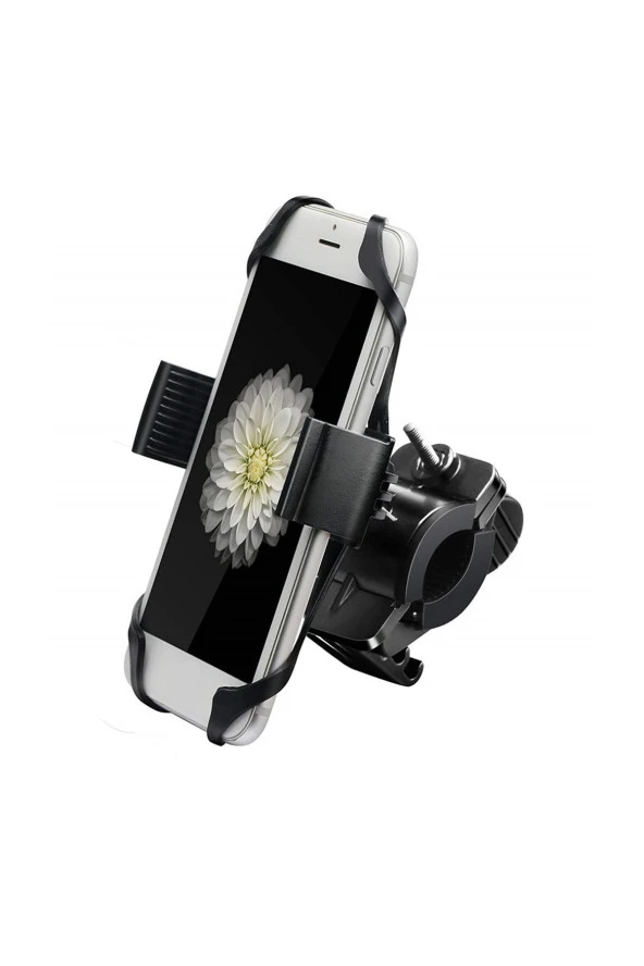 Powertec Motosiklet - Bisiklet Gidon Bağlantılı Kıskaçlı Telefon Tutucu ürün görseli 1