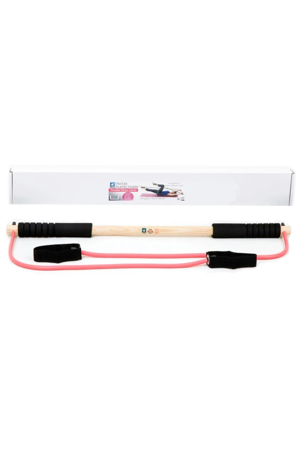 Powertec Portable Pilates Studio Egzersiz Seti Pembe - Resim 3